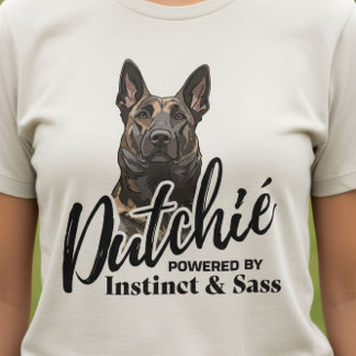T-shirt En Tri-matière Dutch Shepherd -Hollandse Herdershond