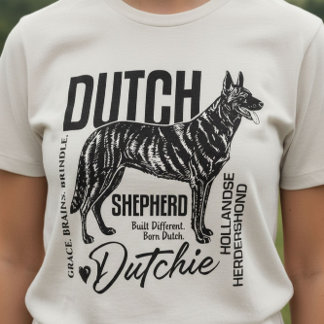 T-shirt En Tri-matière Dutch Shepherd -Hollandse Herdershond