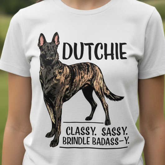 T-shirt En Tri-matière Dutch Shepherd -Hollandse Herdershond