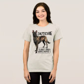 T-shirt En Tri-matière Dutch Shepherd -Hollandse Herdershond (Recto plein)