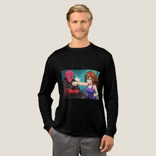 T-shirt En Tri-matière Dynamic Anime Action & Adventure (Recto complet)