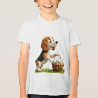 T-shirt En Tri-matière easter beagle