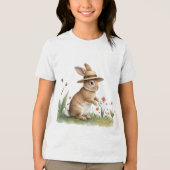 T-shirt En Tri-matière easter bunny gardener (Recto)