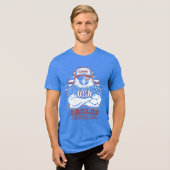 T-SHIRT EN TRI-MATIÈRE EB - HB (Recto plein)