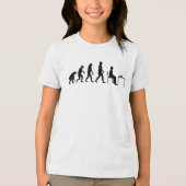 T-shirt En Tri-matière Échecs - Évolution du joueur d'échecs (Recto)