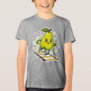 T-shirt En Tri-matière Échelle d'agilité de poire déterminée Workout Dess