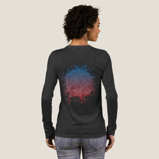 T-shirt En Tri-matière Échos dans Bluefire (Verso complet)