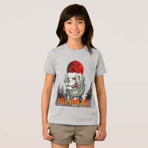 T-shirt En Tri-matière Écorce de Lune de Sang - Chemise d'Halloween de Ch