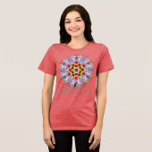 T-shirt En Tri-matière Ectoplasm Namaste Kaleidoscope (Recto plein)