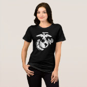 T-shirt En Tri-matière EGA à une couleur - blanc (Recto plein)