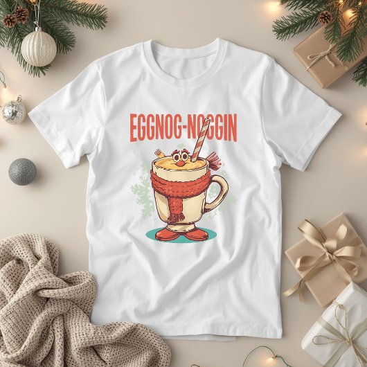 T-shirt En Tri-matière Eggnog noggin - Drôle jeu d'enfant de Noël