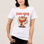 T-shirt En Tri-matière Eggnog noggin - Drôle jeu d'enfant de Noël (Recto)