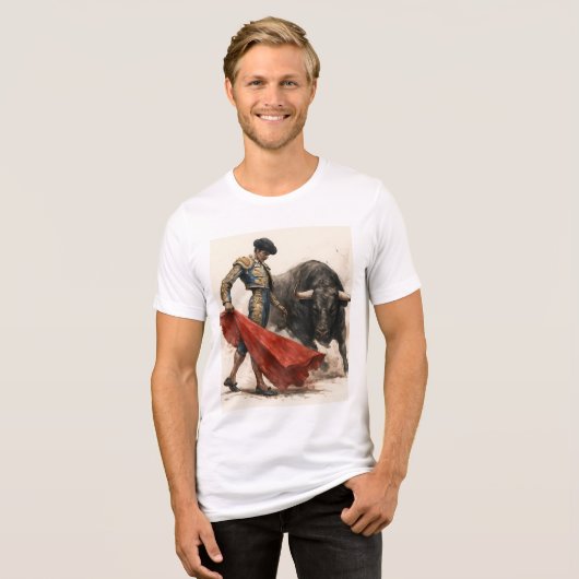 T-shirt En Tri-matière El torero y el toro (Recto plein)