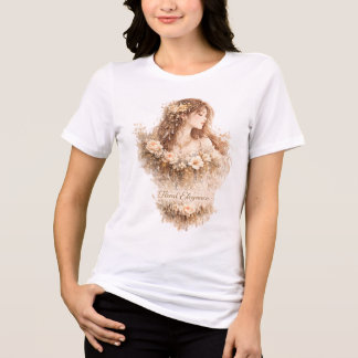 T-shirt En Tri-matière Élégance Florale