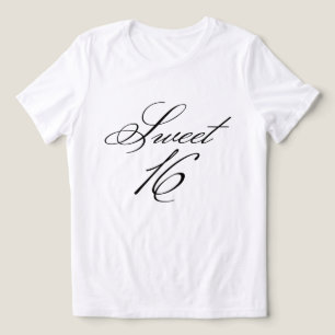 T-shirt En Tri-matière Élégante calligraphie classique douce 16