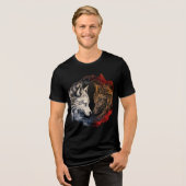 T-shirt En Tri-matière Élémentaire Wolves - Fire & Ice Spirit (Recto plein)