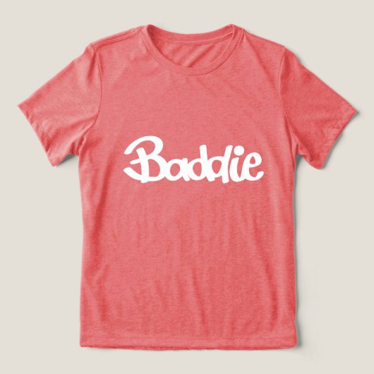 T-shirt En Tri-matière Elle a Baddie (Design Recto)