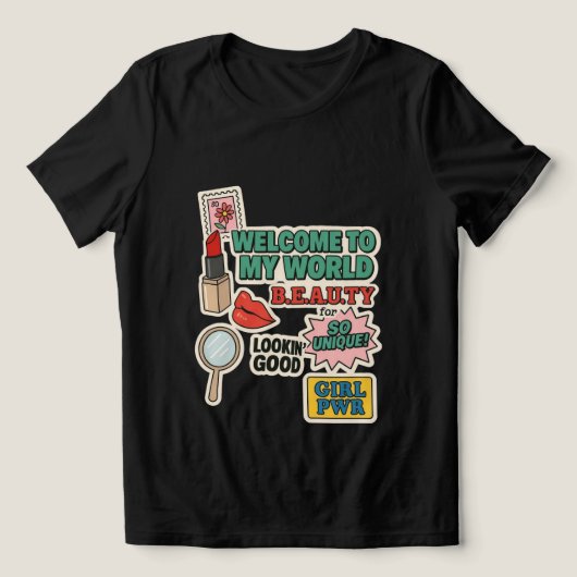 T-shirt En Tri-matière Elle unique - Beauté & Puissance Tee (Design Recto)