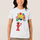 T-shirt En Tri-matière Elmo Balloons (Recto)