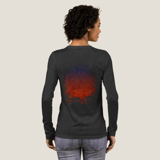 T-shirt En Tri-matière Emberfall de minuit (Verso complet)