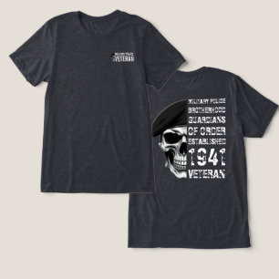 T-shirt En Tri-matière Emblème de l'unité canine de la police militaire