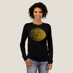 T-shirt En Tri-matière Emblème du Zodiaque Poissons Symbole Céleste Min
