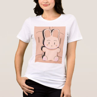 T-shirt En Tri-matière Embrace the Quiet Luxury Minimalist Bunny T-Shirt