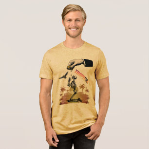 T-shirt En Tri-matière Embrassez la lisière tropicale : Sarcastique rétro