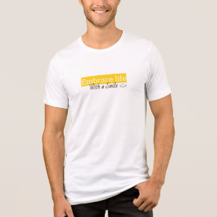 T-shirt En Tri-matière Embrassez la vie avec un sourire