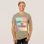 T-shirt En Tri-matière Embrassez le voyage. (Recto plein)