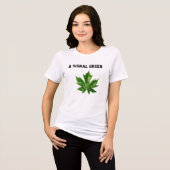 T-shirt En Tri-matière Emerald Stillness green leaf, maple leaf, (Recto plein)