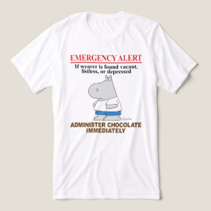 T-shirt En Tri-matière EMERGENCY ALERT CHOCOLATE by Boynton