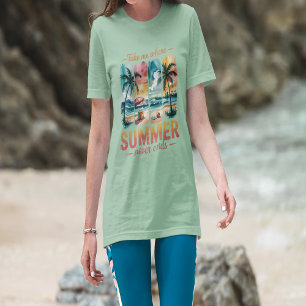 T-shirt En Tri-matière Emmenez-moi là où l'été ne se termine jamais
