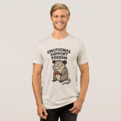 T-shirt En Tri-matière Emotional Support Possum (Recto plein)