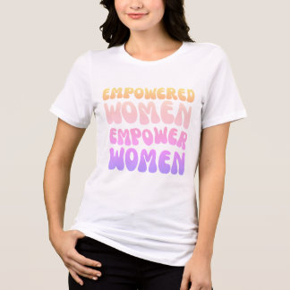 T-shirt En Tri-matière Empowered Women Empower Women Retro Vintage quote