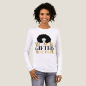 T-shirt En Tri-matière "Empowering identity, celebrating beauty." (Recto complet)