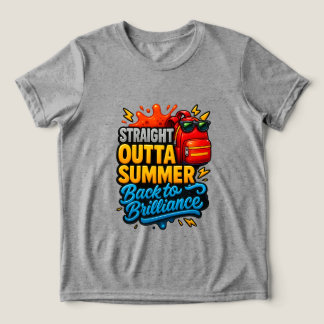 T-shirt En Tri-matière En dehors de l'été Retour à l'école Tee