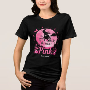 T-shirt En Tri-matière En Octobre Nous Portons Le Cancer Du Sein De Sorci