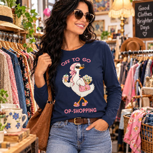T-shirt En Tri-matière En route pour une virée dans un op-shop Humour de