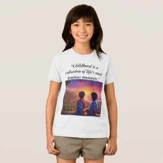 T-shirt En Tri-matière "Enfance Souvenirs Aventure - T-shirt enfant"