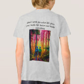 T-shirt En Tri-matière "Enfance Souvenirs Aventure - T-shirt enfant" (Verso)