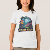 T-SHIRT EN TRI-MATIÈRE ENFANT (Recto)