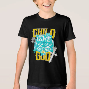T-shirt En Tri-matière Enfant de Dieu Tee - Foi, Force et grâce