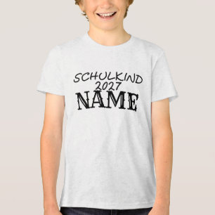 T-shirt En Tri-matière Enfant scolarisé 2027 Nom École Personnalisée