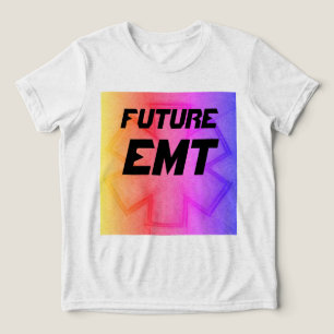 T-shirt En Tri-matière Enfants Future EMT jaune rose & violet étoile de v