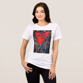 T-shirt En Tri-matière Enfants "Love Yourself First" Mosaic Heart t t-shi (Recto plein)