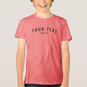 T-shirt En Tri-matière Enfants Modèles Personnalisés Modernes Garçons Tri