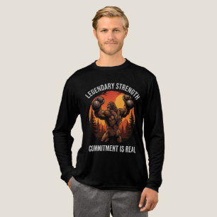 T-shirt En Tri-matière Engagement Légendaire de Force Est Réel   Vie de G