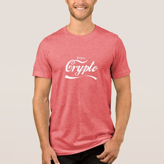T-shirt En Tri-matière Enjoy Crypto Parody T-Shirt (Recto)