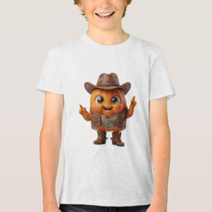 T-shirt En Tri-matière Enquêteur Citrouille Aquarelle Mystère Mignon Hall